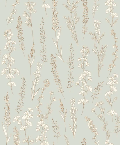 Tapeta zielnik Casadeco BJAR 202596314 Carnet Botanique Le Beau Jardin