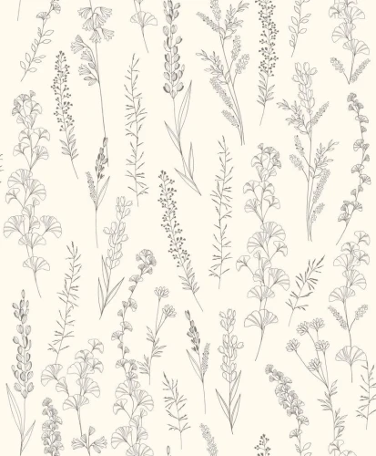 Tapeta zielnik Casadeco BJAR 202599092 Carnet Botanique Le Beau Jardin