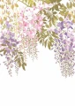 Mural zwisające kwiaty glicynii Casadeco BJAR 202605703 M A l'ombre Des Glycines Le Beau Jardin