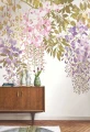 Mural zwisające kwiaty glicynii Casadeco BJAR 202605704 L A l'ombre Des Glycines Le Beau Jardin