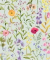 Tapeta akwarelowe kwiaty Casadeco BJAR 87656172 Fleurs Des Champs Le Beau Jardin