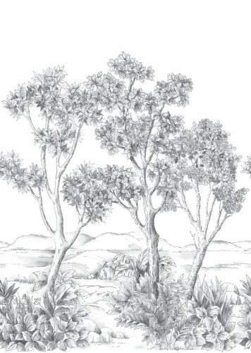 Mural drzewa sawanny Casadeco 202219003NW M Terre D'acacias Wonderwalls 3