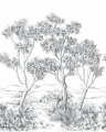 Mural drzewa sawanny Casadeco 202219105V S Terre D'acacias Wonderwalls 3