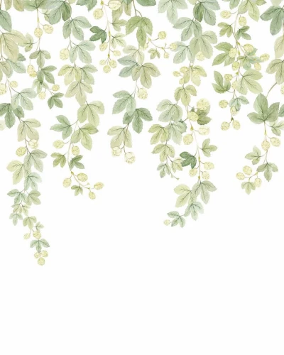 Mural zwisające gałęzie liści Casadeco 202317905V S Fruit Du Houblon Wonderwalls 3