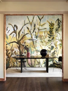 Mural dziki ogród Elitis VP 1027 01 L'Eden Et Après Sangpi