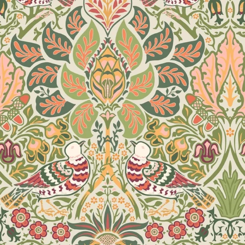 Tapeta botaniczna Graham & Brown Dove & Rose 140481 William Morris At Home Volume II