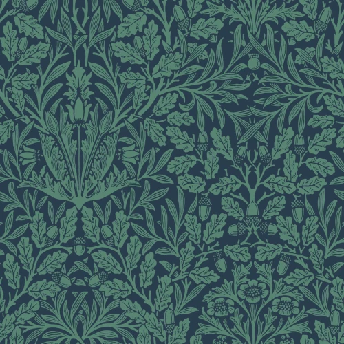 Tapeta z roślinnym wzorem Graham & Brown Acorn 140489 William Morris At Home Volume II
