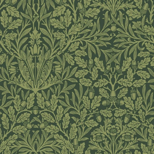 Tapeta z roślinnym wzorem Graham & Brown Acorn 140490 William Morris At Home Volume II