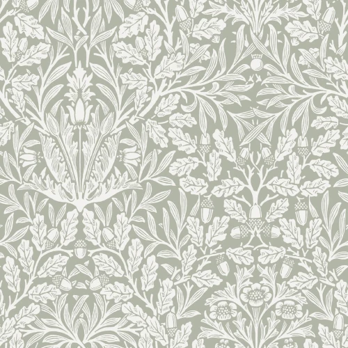 Tapeta z roślinnym wzorem Graham & Brown Acorn 140492 William Morris At Home Volume II
