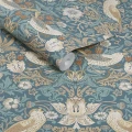 Tapeta botaniczna Graham & Brown Strawberry Thief 140503 William Morris At Home Volume II