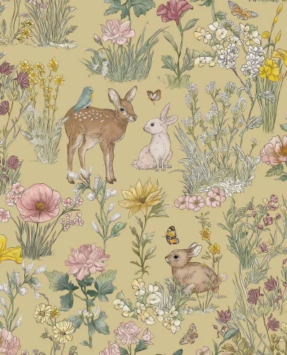 Tapeta leśne zwierzątka Eijffinger 363192 Tiny Treasures