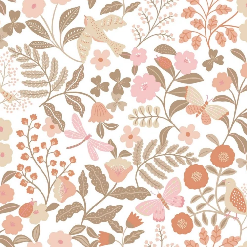 Tapeta botaniczna Esta 131391 Pom Pom Pie