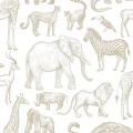 Tapeta zwierzęta safari Esta 139690 Pom Pom Pie