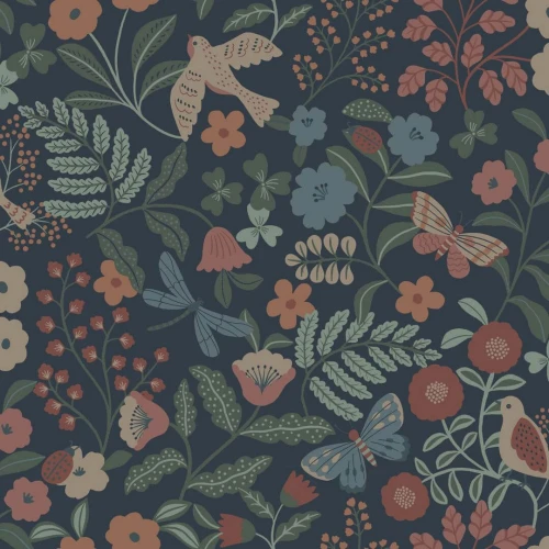 Tapeta botaniczna Esta 139870 Pom Pom Pie
