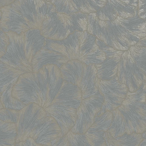 Tapeta liście miłorzębu z metalicznymi refleksami Holden 66311 Suzani Essence