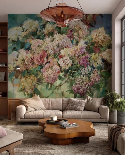 Fototapeta artystyczne kwiaty Wonderwall Giardino 35034008