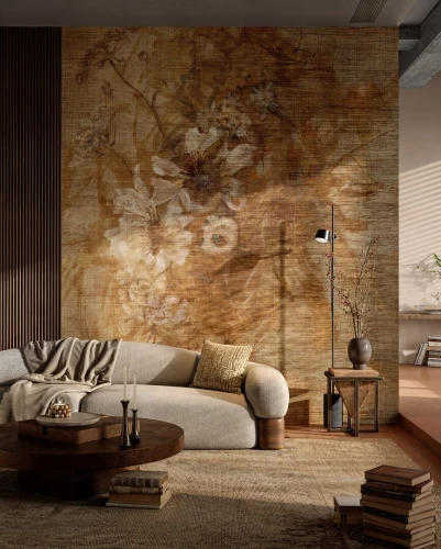 Fototapeta artystyczne kwiaty Wonderwall Russet 35035104