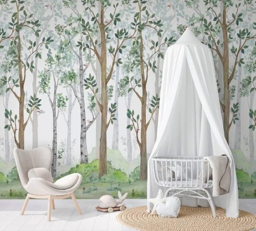 ! PROMO ! Mural las drzewa Marburg 45869 Kids Walls Little Adventures - na stanie 3 szt.