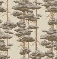 Fototapeta sosny Rebel Walls R21301 Highland Pines Brown Sophisticated Luxe