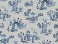 Fototapeta scenki rodzajowe Rebel Walls R21311 Toile Conversation Blue Sophisticated Luxe