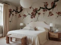 Fototapeta gałęzie kwitnącej wiśni Rebel Walls R21315 Blush of Spring Sophisticated Luxe