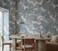 Fototapeta azjatyckie chmury Rebel Walls R21319 Kumo Blue Sophisticated Luxe