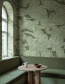 Fototapeta azjatyckie chmury Rebel Walls R21320 Kumo Green Sophisticated Luxe