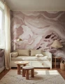 Fototapeta ryby w spokojnych wodach Rebel Walls R21329 Silent Stream Pink Sophisticated Luxe