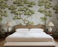 Fototapeta drzewa i ptaki Rebel Walls R21336 Forest Poem Light Blue Sophisticated Luxe
