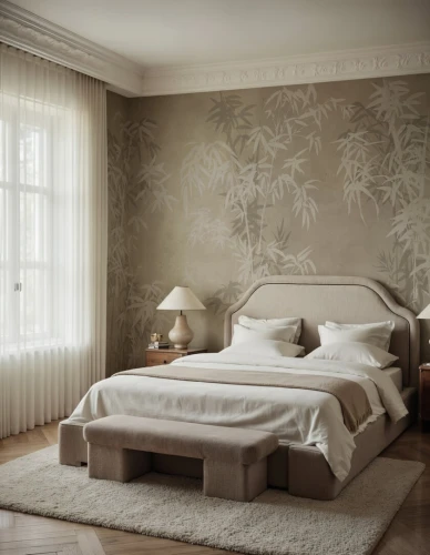 Fototapeta bambus Rebel Walls R21346 Bambusa Beige Sophisticated Luxe