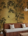 Fototapeta bambus Rebel Walls R21350 Bambusa Gold Sophisticated Luxe