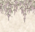 Fototapeta kwiaty glicynii spływające kaskadami Rebel Walls R21982 Whistpers Wisteria Pirple Sophisticated Luxe