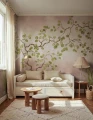 Fototapeta sceneria ogrodowa Rebel Walls R21990 Forest of Dreams Pink Sophisticated Luxe