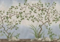 Fototapeta sceneria ogrodowa Rebel Walls R21991 Forest of Dreams Blue Sophisticated Luxe