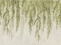 Fototapeta zwisające liście bambusa Rebel Walls R22012 Whispers of Bamboo Green Sophisticated Luxe
