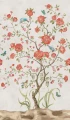 Fototapeta botaniczna w stylu chinoiserie Rebel Walls R21648 Chinoiserie Botanica White Botanical Gardens