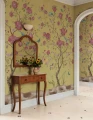 Fototapeta botaniczna w stylu chinoiserie Rebel Walls R21651 Chinoiserie Botanica Red Botanical Gardens