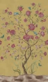 Fototapeta botaniczna w stylu chinoiserie Rebel Walls R21651 Chinoiserie Botanica Red Botanical Gardens