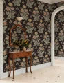 Fototapeta kwiaty vintage Rebel Walls R21682 Meadow Bouquet Black Botanical Gardens
