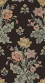 Fototapeta kwiaty vintage Rebel Walls R21682 Meadow Bouquet Black Botanical Gardens