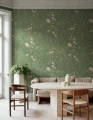 Fototapeta kwiatowe pnącza Rebel Walls R22060 Peony Bloom Green Botanical Gardens