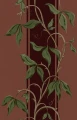 Fototapeta pasy i pnącza Rebel Walls R22069 Garden Stripe Burgundy Botanical Gardens