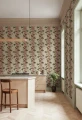 Fototapeta pasy i pnącza Rebel Walls R22072 Garden Stripe Pink Botanical Gardens