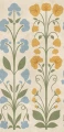Fototapeta kwiaty retro Rebel Walls R22081 Folk Flower Yellow Botanical Gardens
