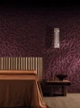Tapeta tekstylna 3D geometryczna welurowa Casamance 77670302 Erosion