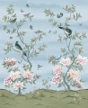 Fototapeta botaniczna Rebel Walls R21718 Garden of Harmony Blue Diane Hill