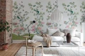 Fototapeta botaniczna Rebel Walls R21720 Garden of Harmony White Diane Hill