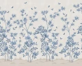 Fototapeta egzotyczny ogród Rebel Walls R21733 Eastern Bloom Light Blue Diane Hill