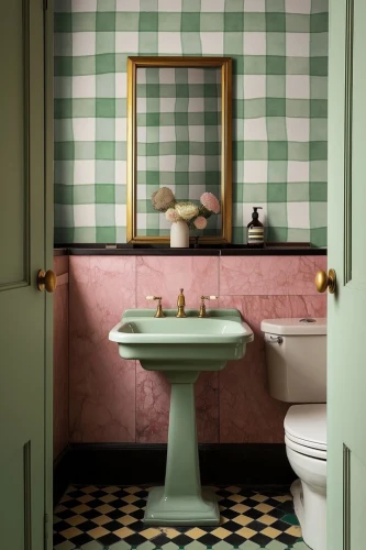 Fototapeta kratka Rebel Walls R21588 Gingham Green Hot Pops