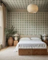 Fototapeta kratka Rebel Walls R21589 Gingham Light Green Hot Pops